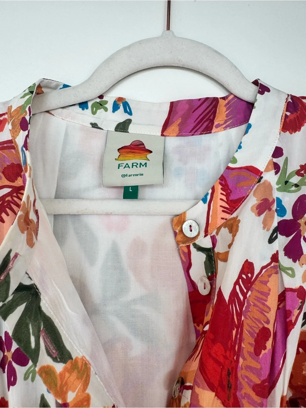 Farm Rio Spring Bananas Mini Dress - Picture 7 of 10